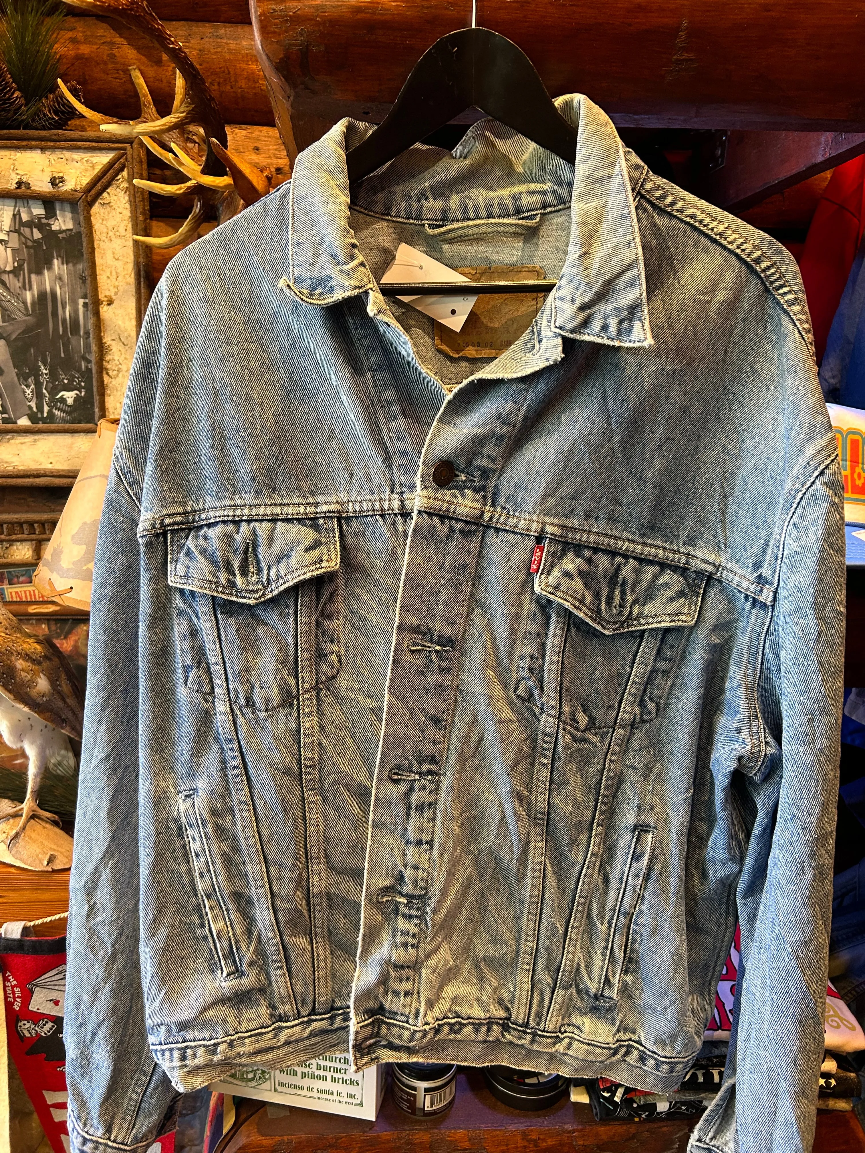 10. Vintage Denim Levis Jacket, XXL