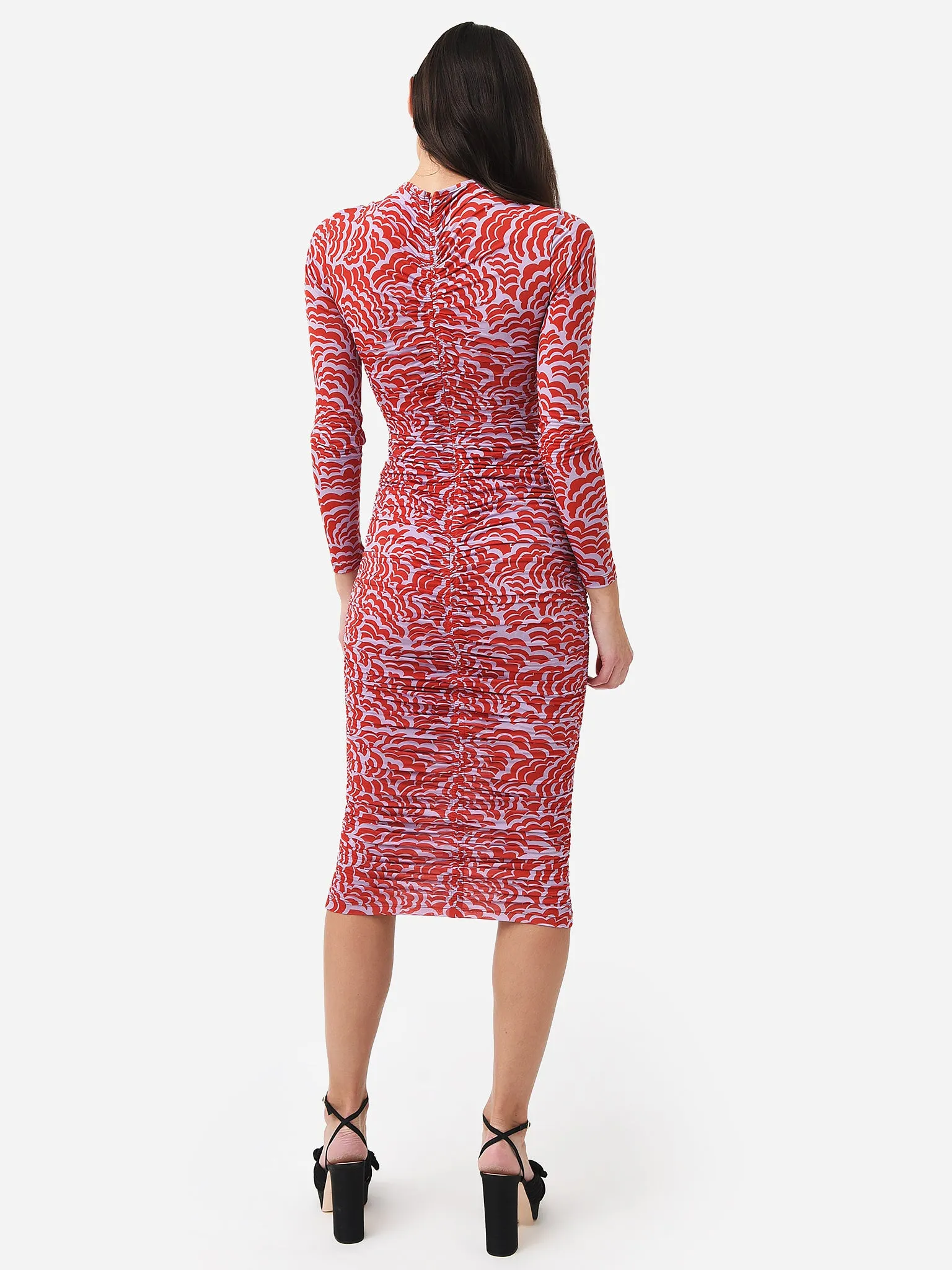ALC Women's Ansel Ruched Midi Dress