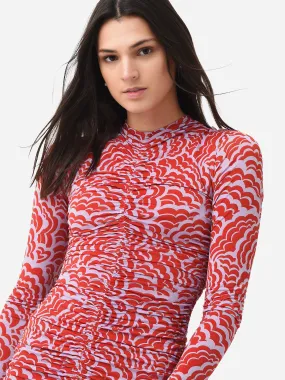 ALC Women's Ansel Ruched Midi Dress