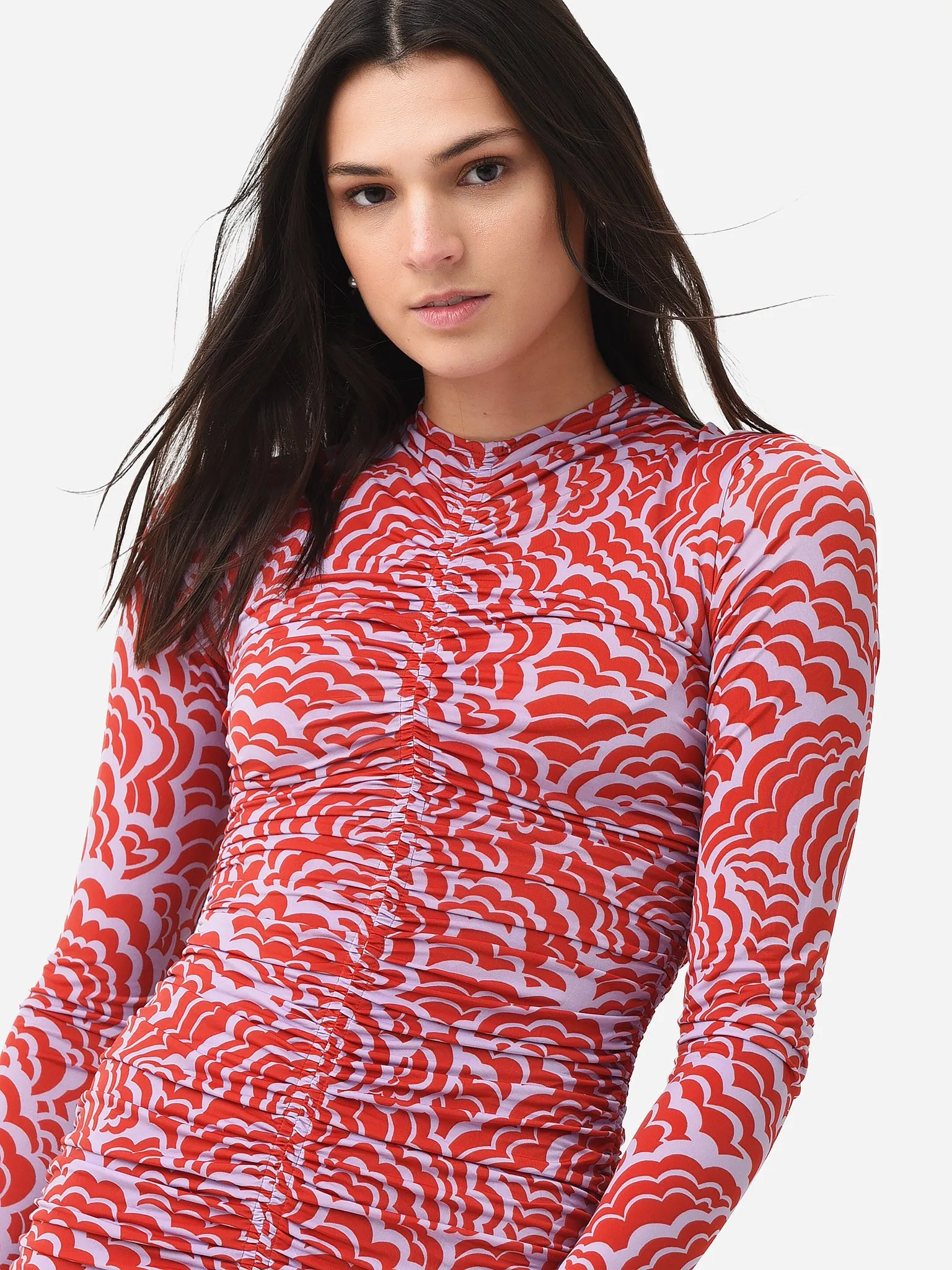 ALC Women's Ansel Ruched Midi Dress