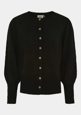 Anna Deco Cardigan - Black