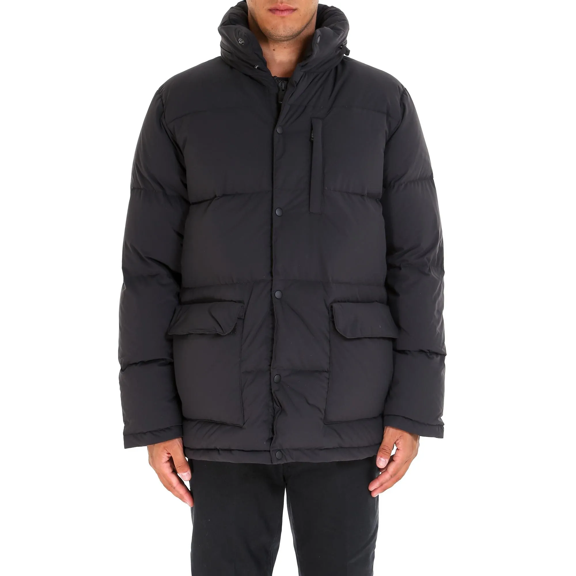 Aspesi Padded Button Puffer Jacket