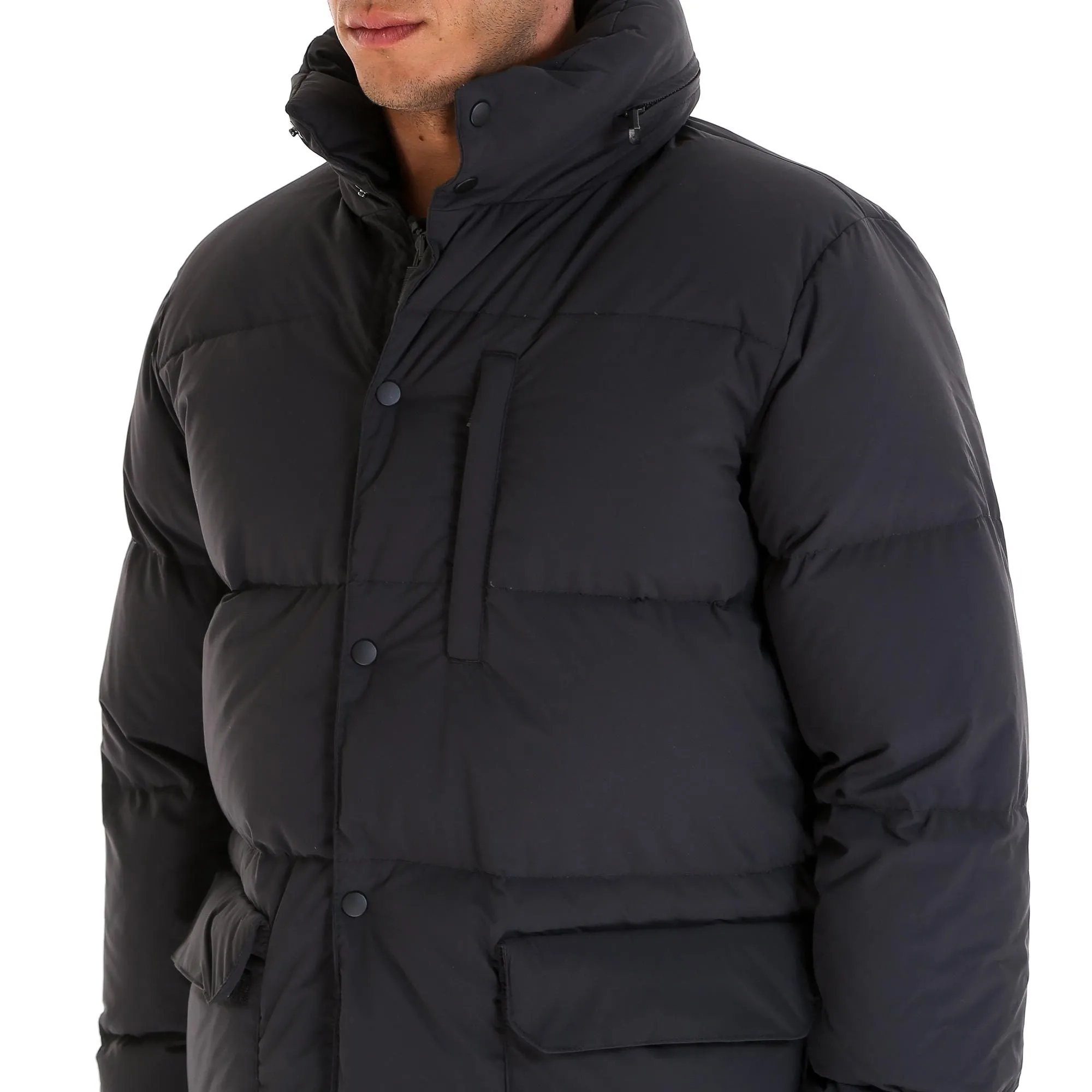Aspesi Padded Button Puffer Jacket