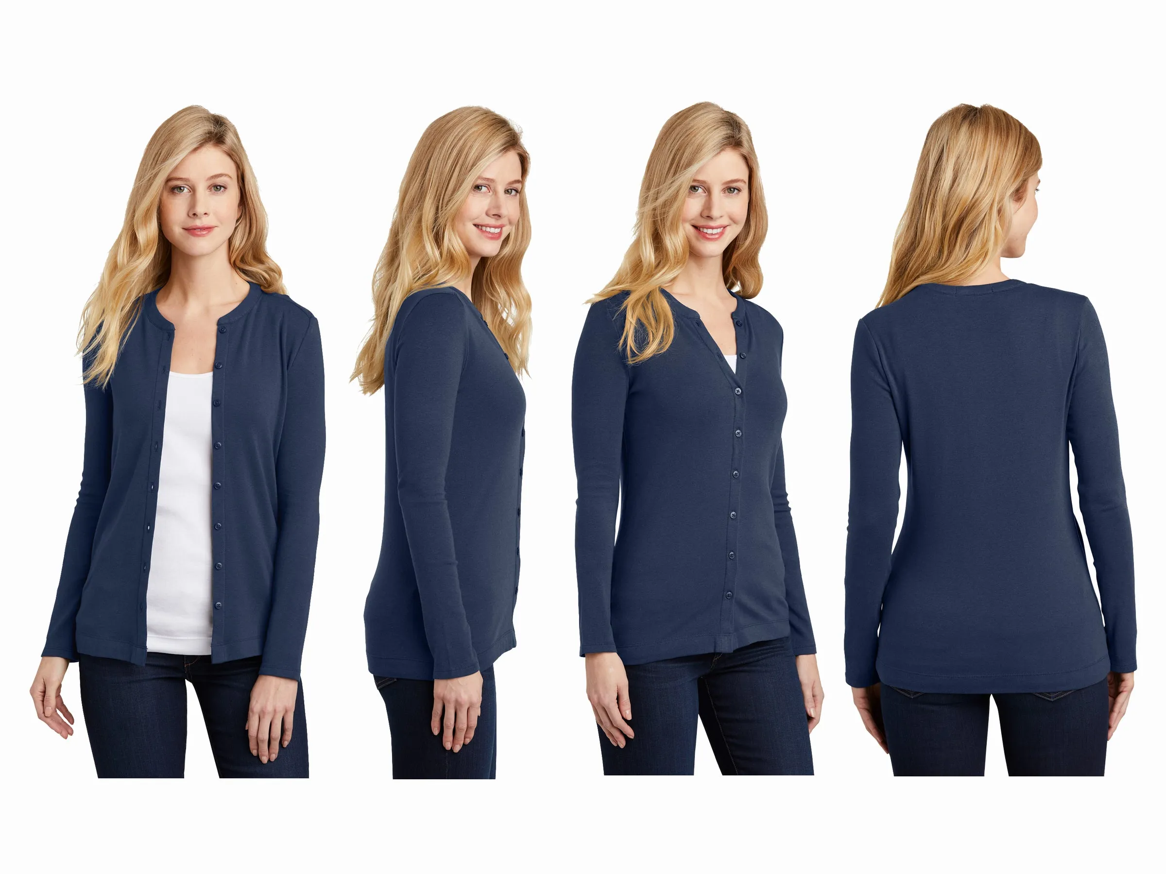 Assistance League Cotton Modal Stretch Lightweight Cardigan