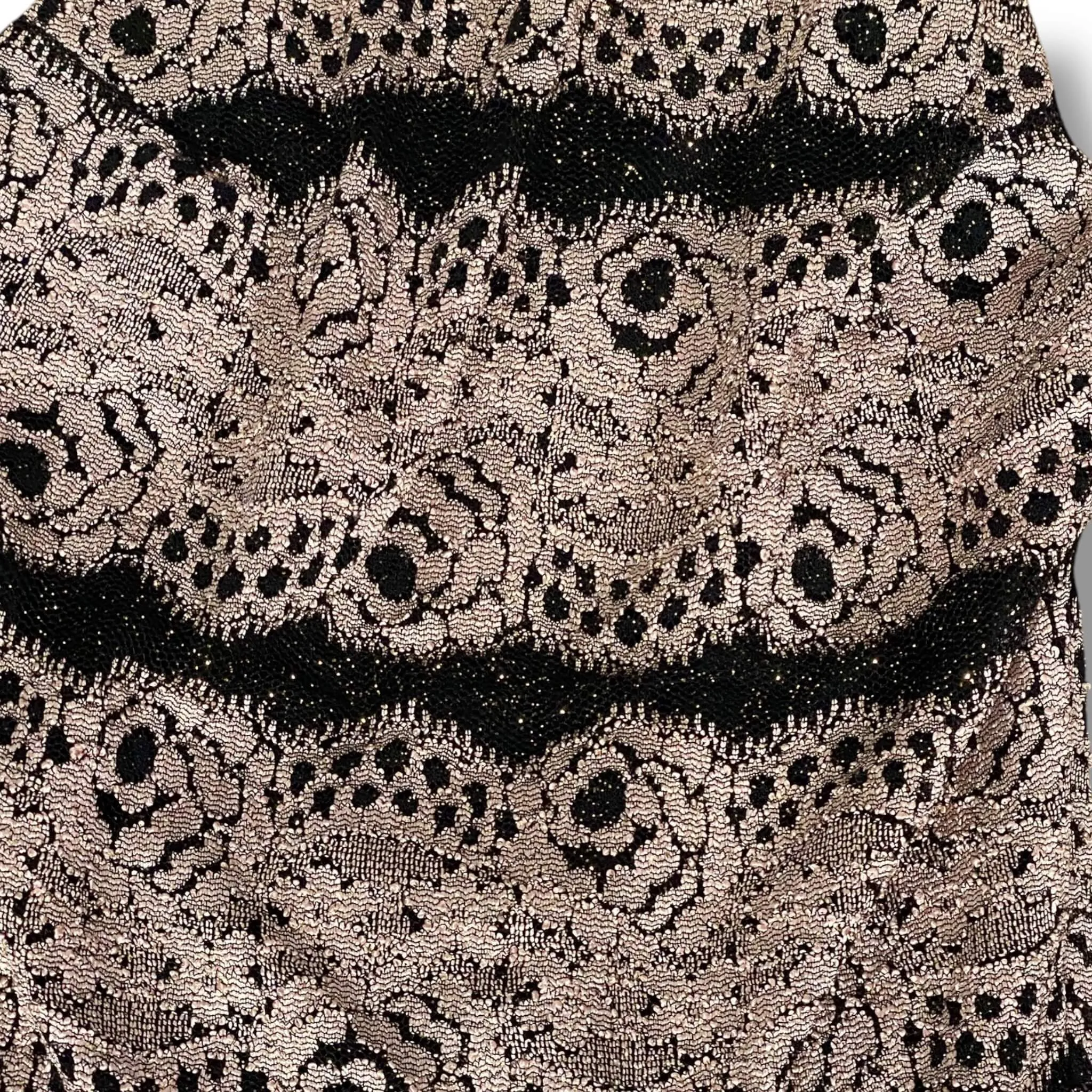 Black Floral Pink Lace Halter Bodycon Mini Dress