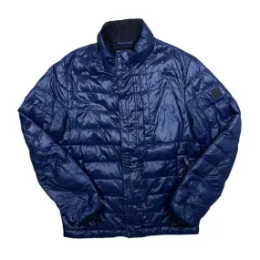 BOSS HUGO BOSS "Real Down" Duck Down Feather Fill Blue Padded Jacket