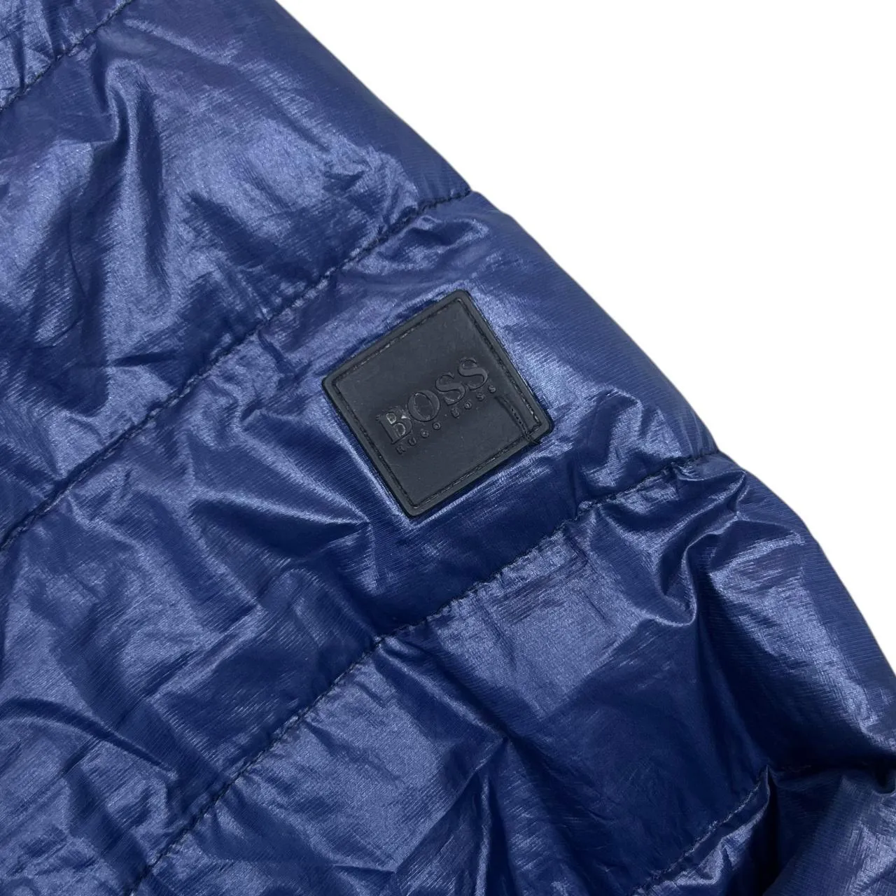 BOSS HUGO BOSS "Real Down" Duck Down Feather Fill Blue Padded Jacket