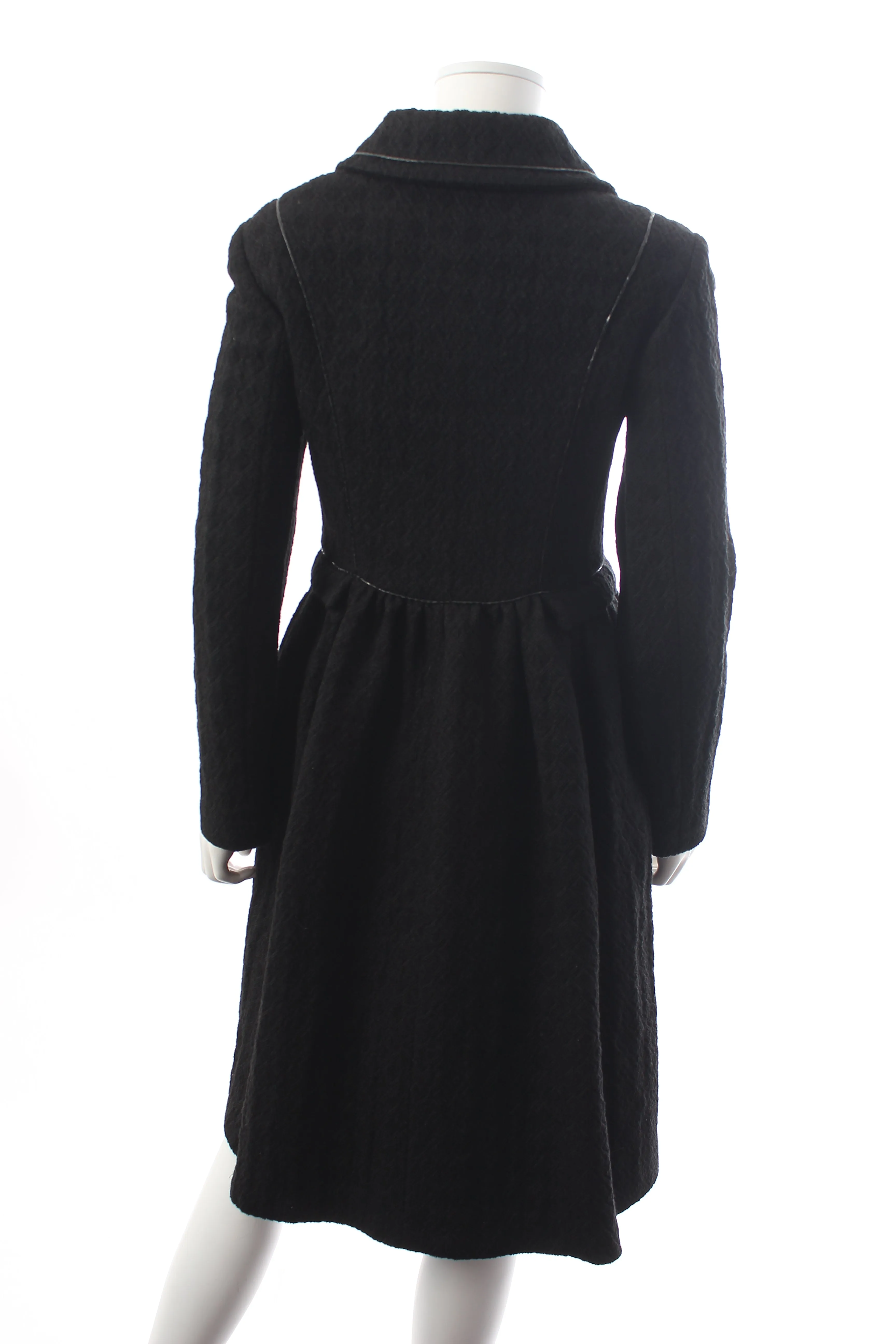 Bottega Veneta Wool and Silk-Blend Double Breasted Coat
