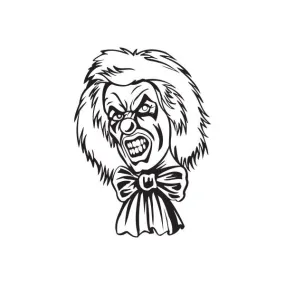Bow Tie Clown with Parka Decal