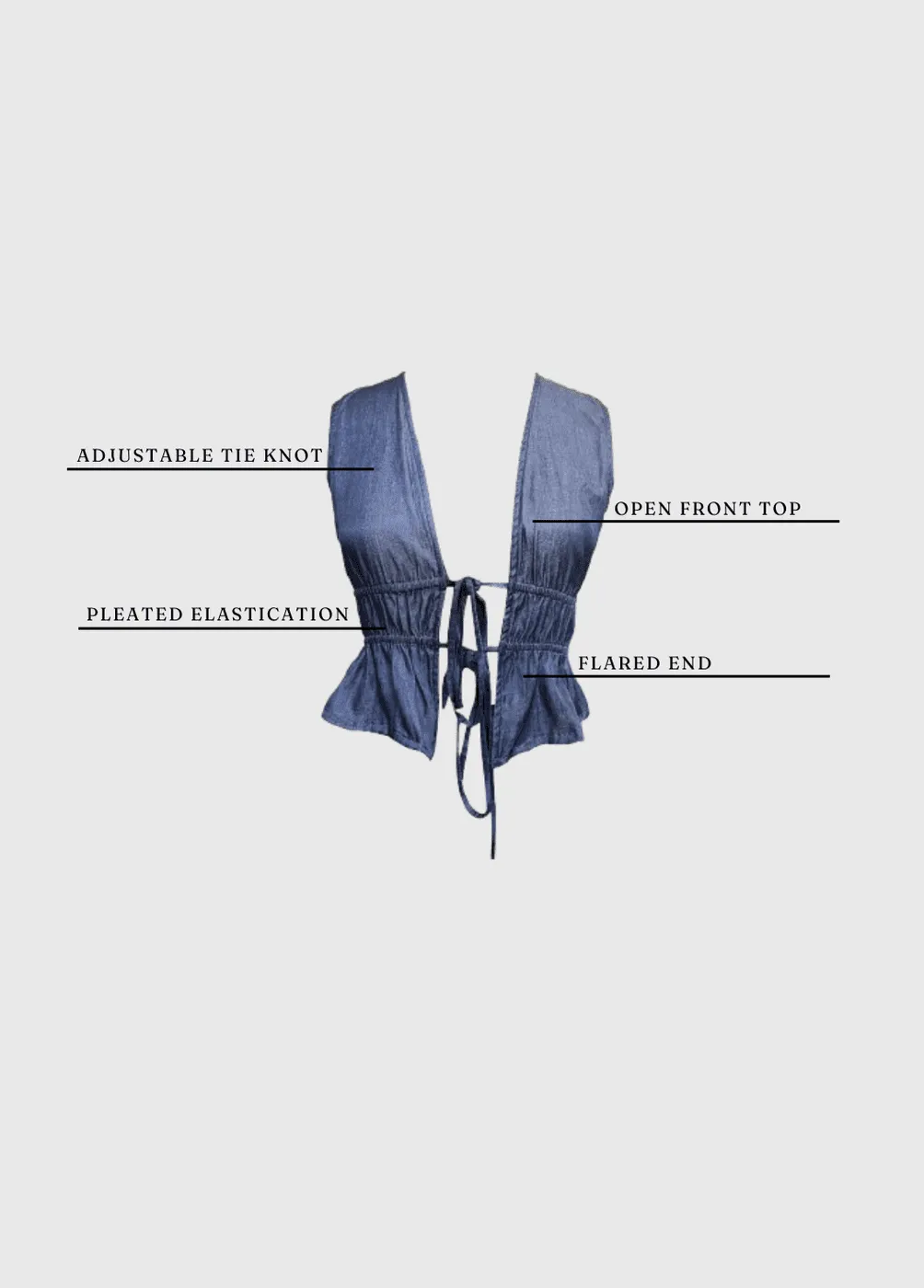 Britney Tie Knot top