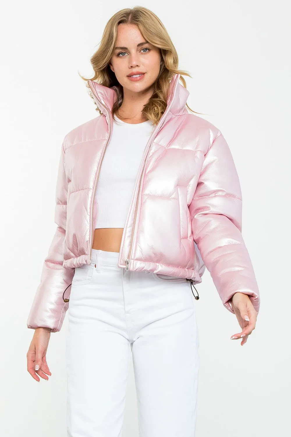 Bubble Gum Puffer Jacket