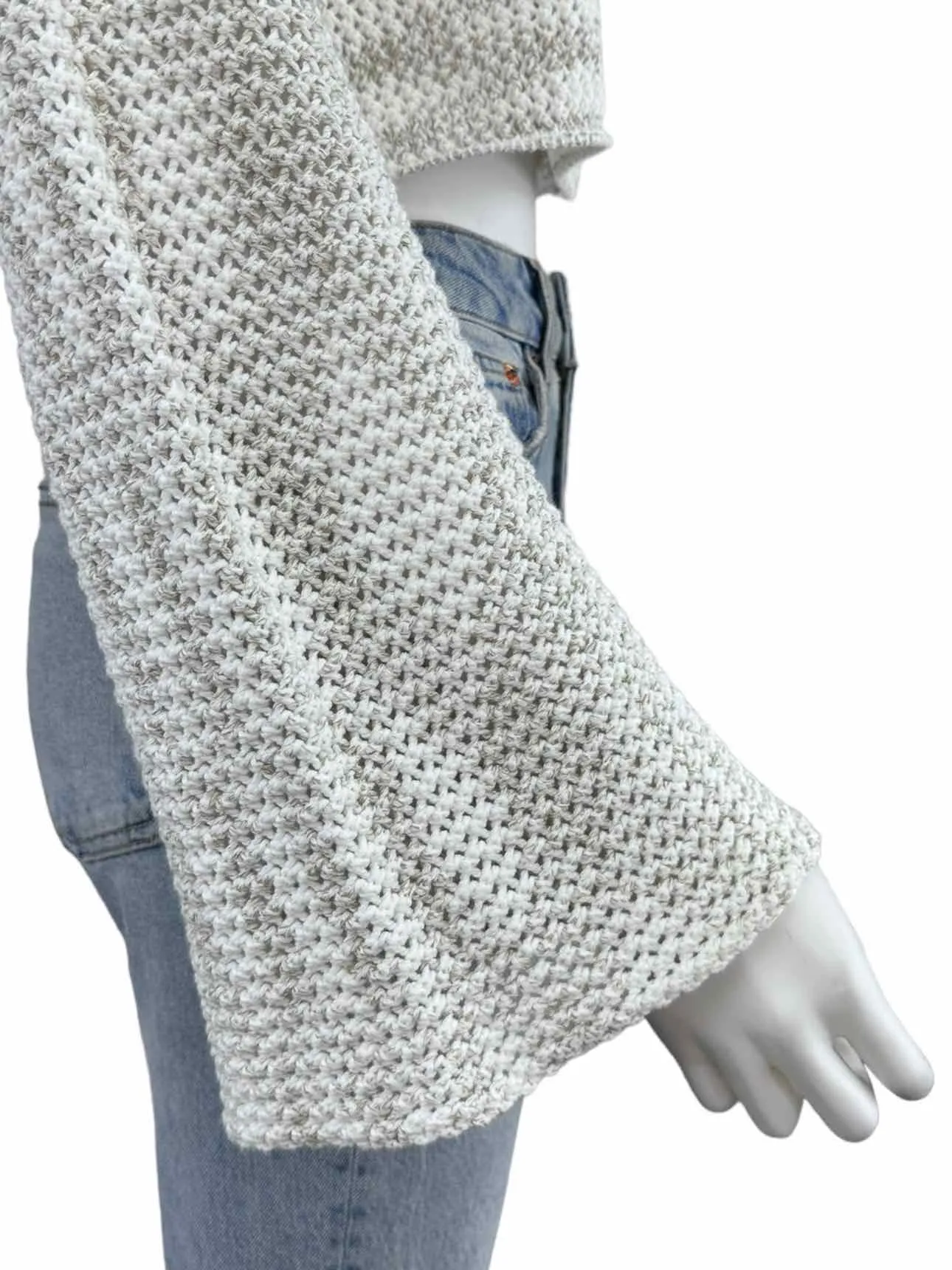 Callahan 100% Cotton Bell Sleeve Cardigan Size S