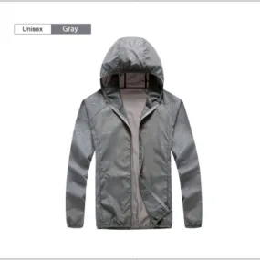 Camping Rain Jacket Men Women Waterproof Sun Protection Clothing Fishing Hunting Clothes Quick Dry Skin Windbreaker Anti UV Coat