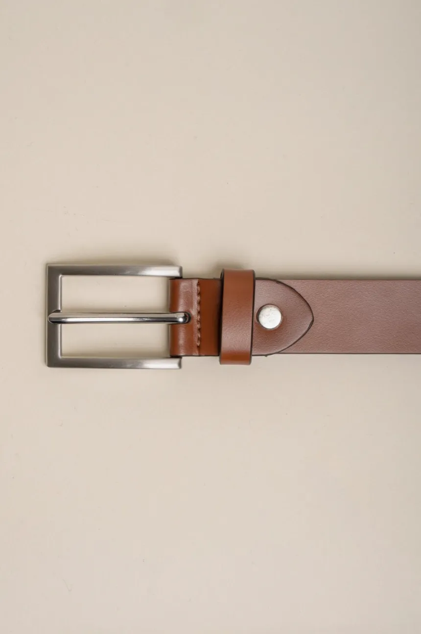 Cavani BT05 Leather Belt - Tan