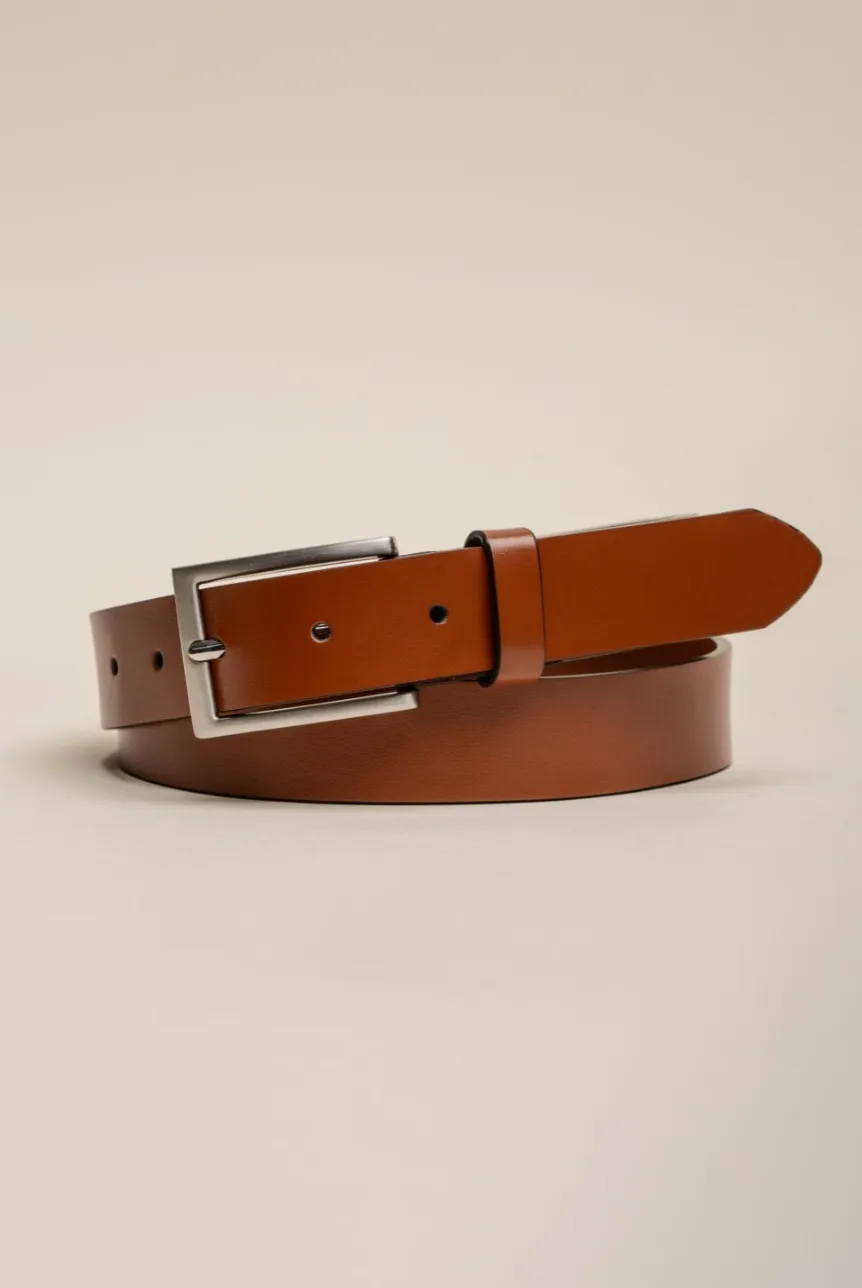Cavani BT05 Leather Belt - Tan