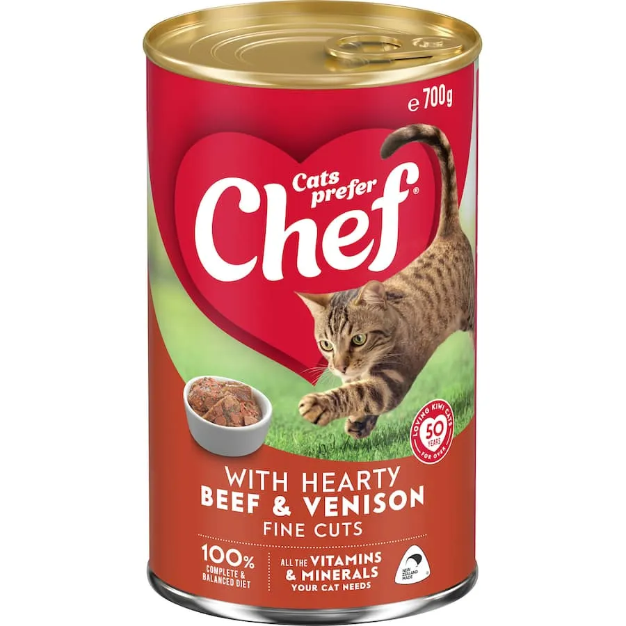Chef Classic Wet Cat Food Hearty Beef With Venison
