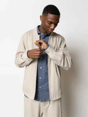 CLEAN CUT COPENHAGEN ECRU BOMBER JACKET