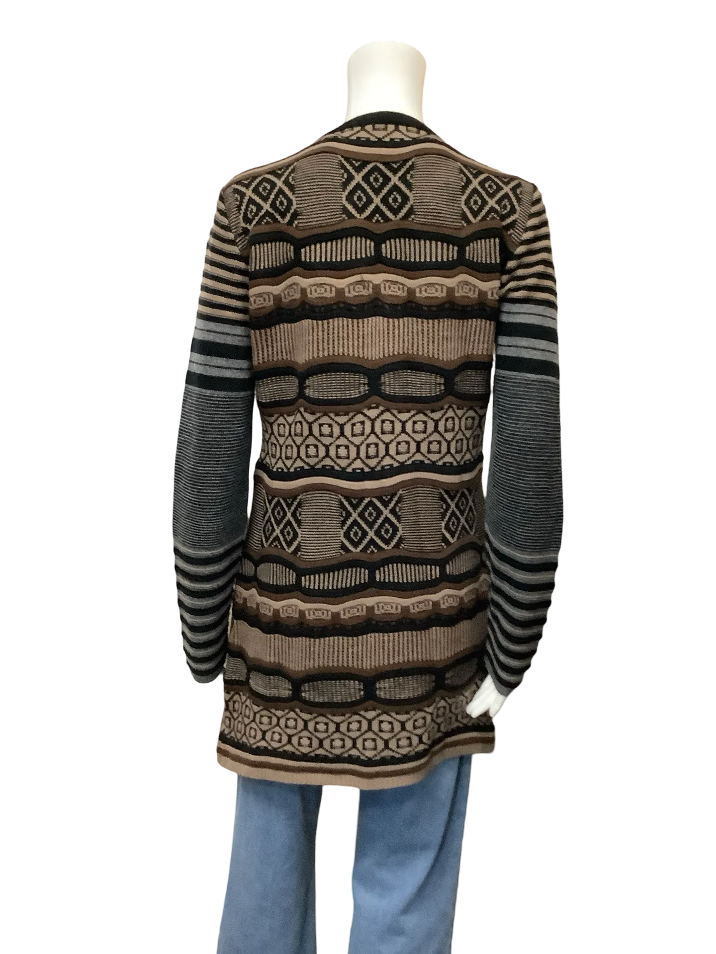 Desigual Cardigan Open Pattern Size: L