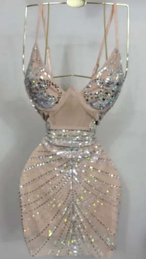 Divina Dress - Nude