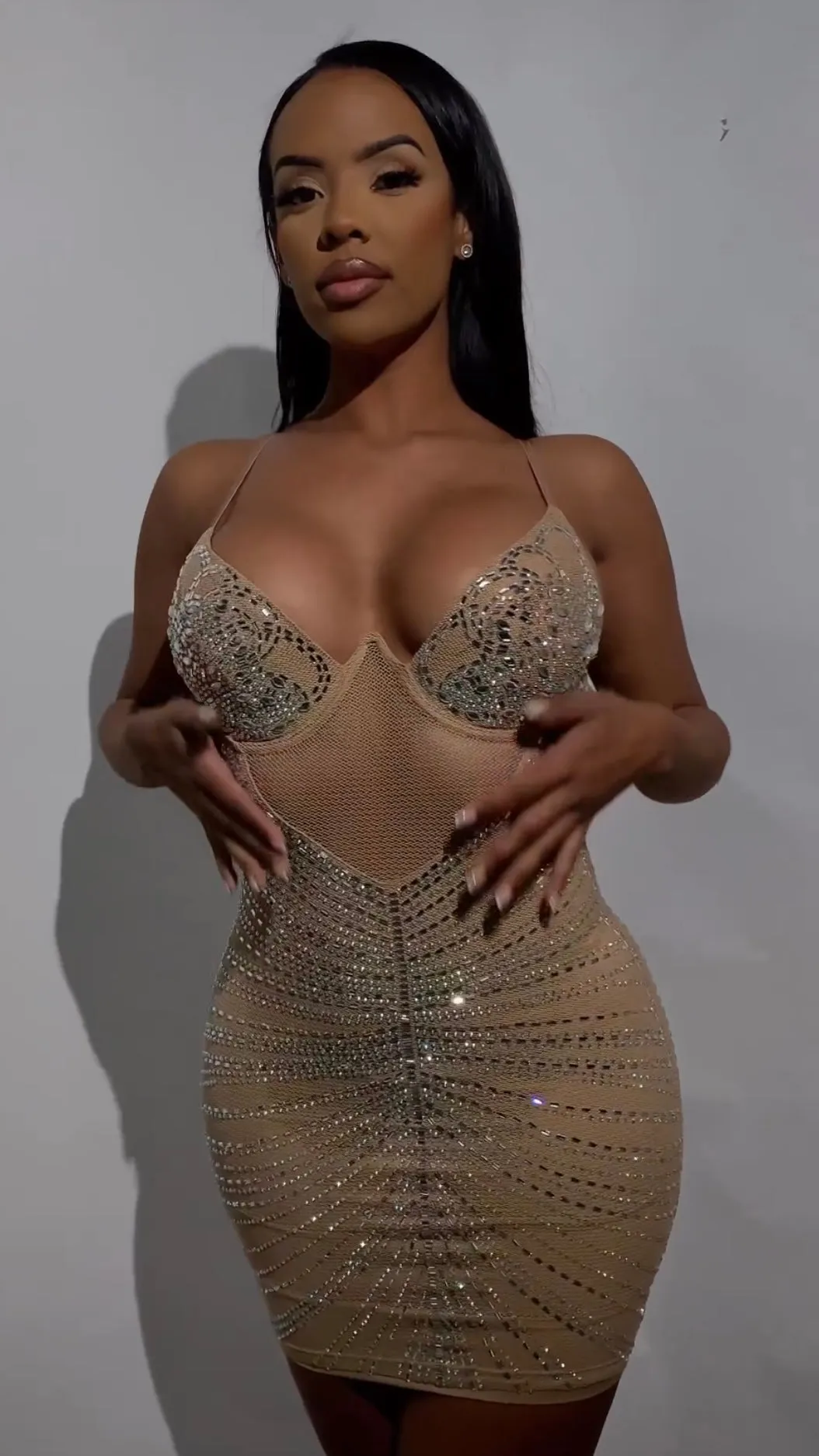 Divina Dress - Nude