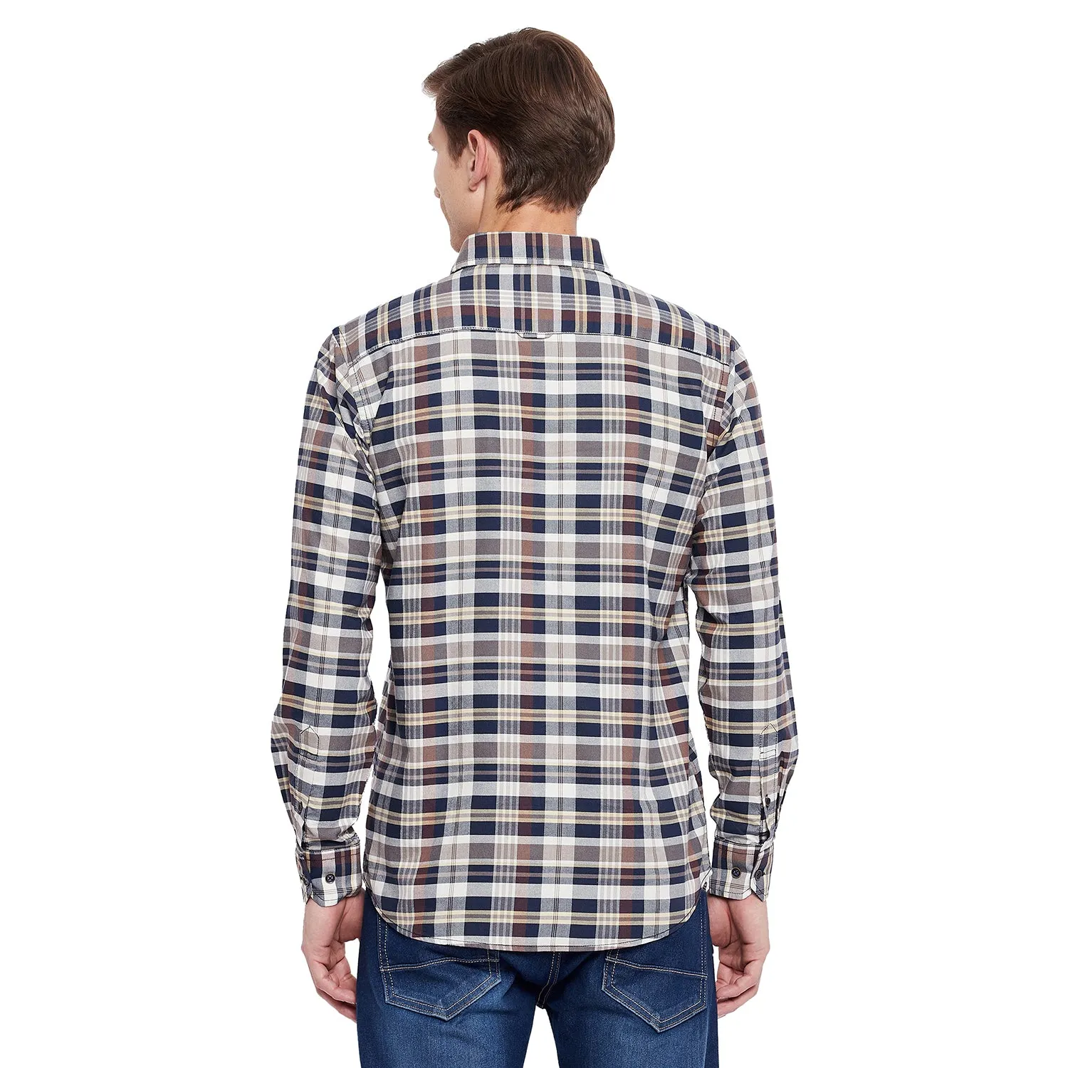 Duke Stardust Men Full Sleeve Cotton Shirt (SDO5CKG)