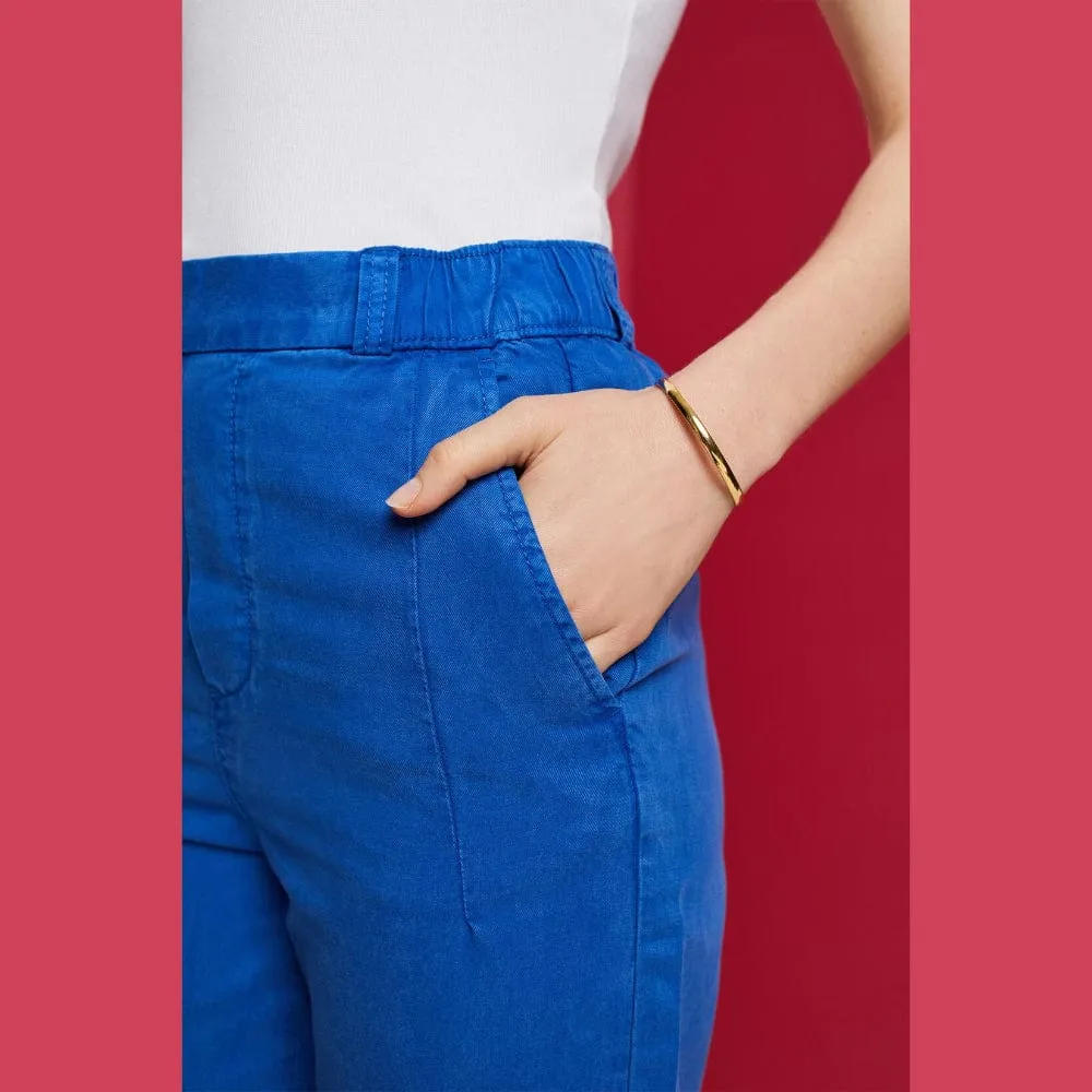 Esprit Pants woven In Bright Blue