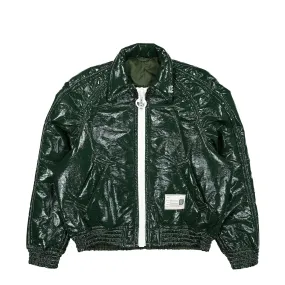 Fake Enamel Puffer Blouson