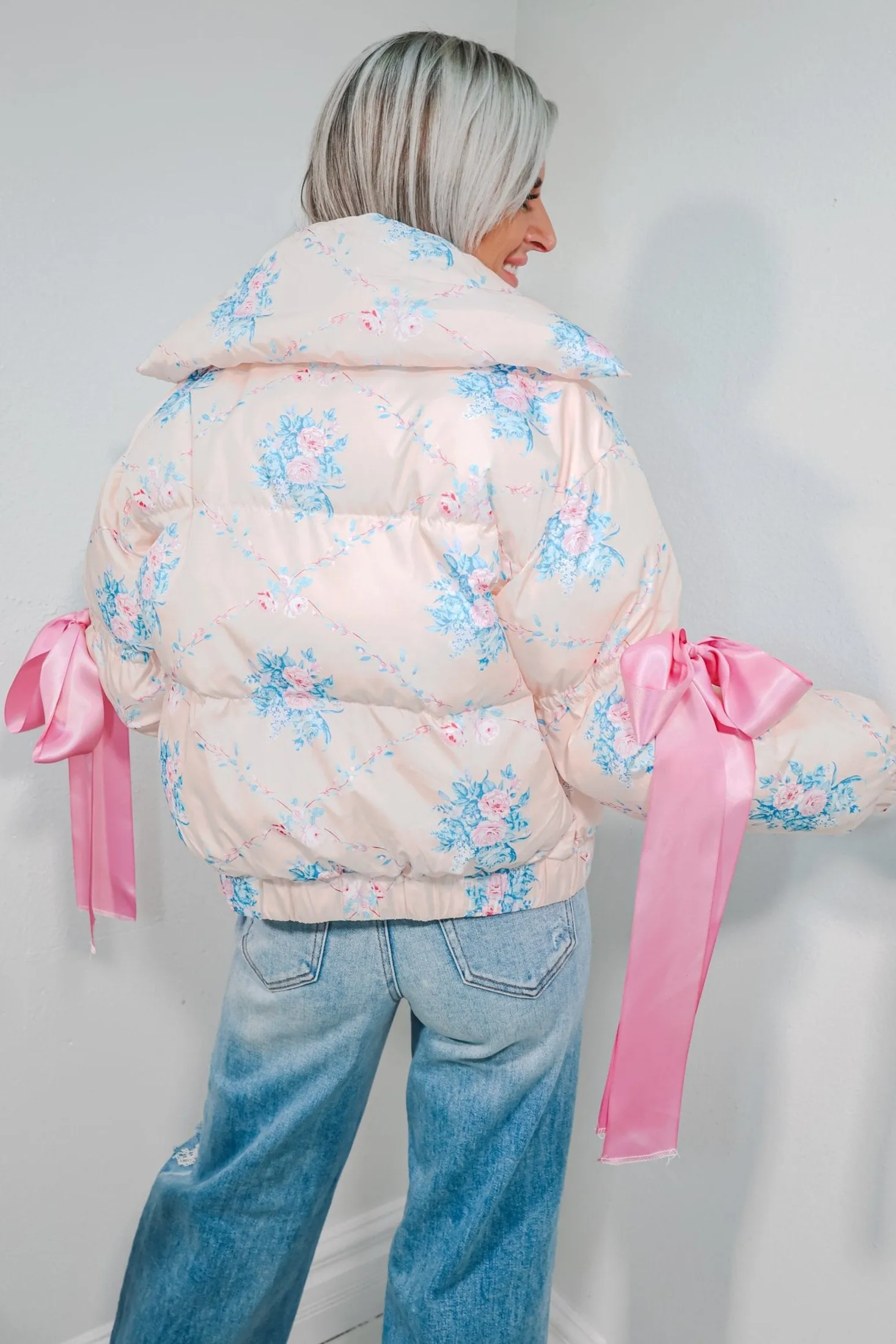 Flawless in Florals Puffer Jacket