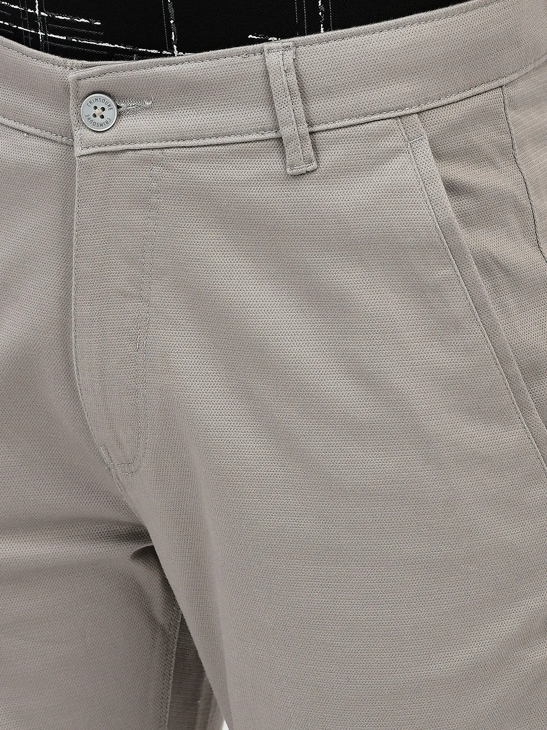 Grey Chinos Trousers