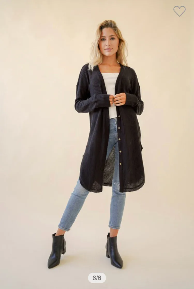 HEM AND THREAD 31063W ThermalCardigan