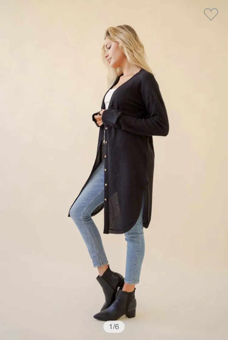 HEM AND THREAD 31063W ThermalCardigan