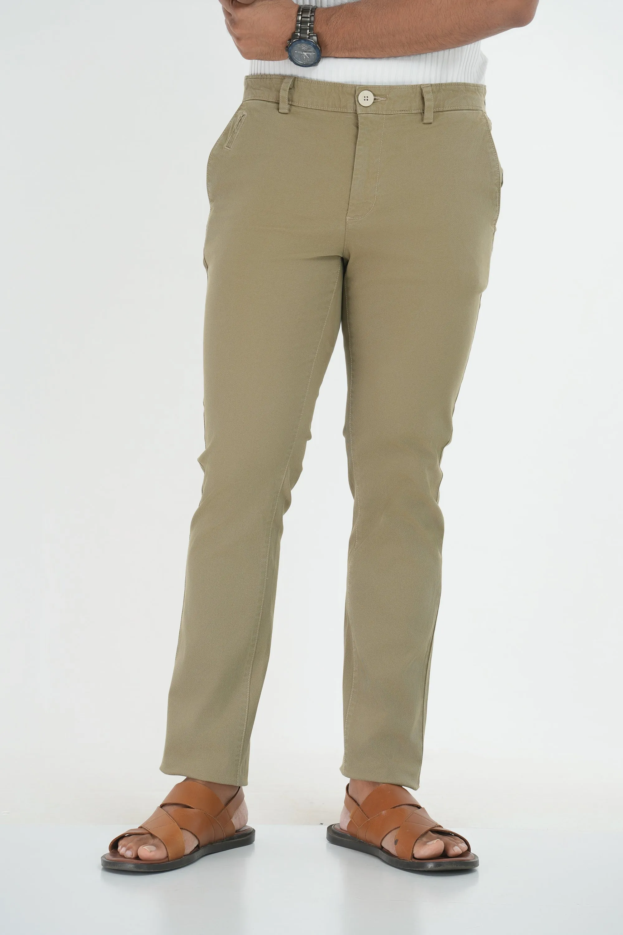 Horizon Over-dyed Chinos - Beige
