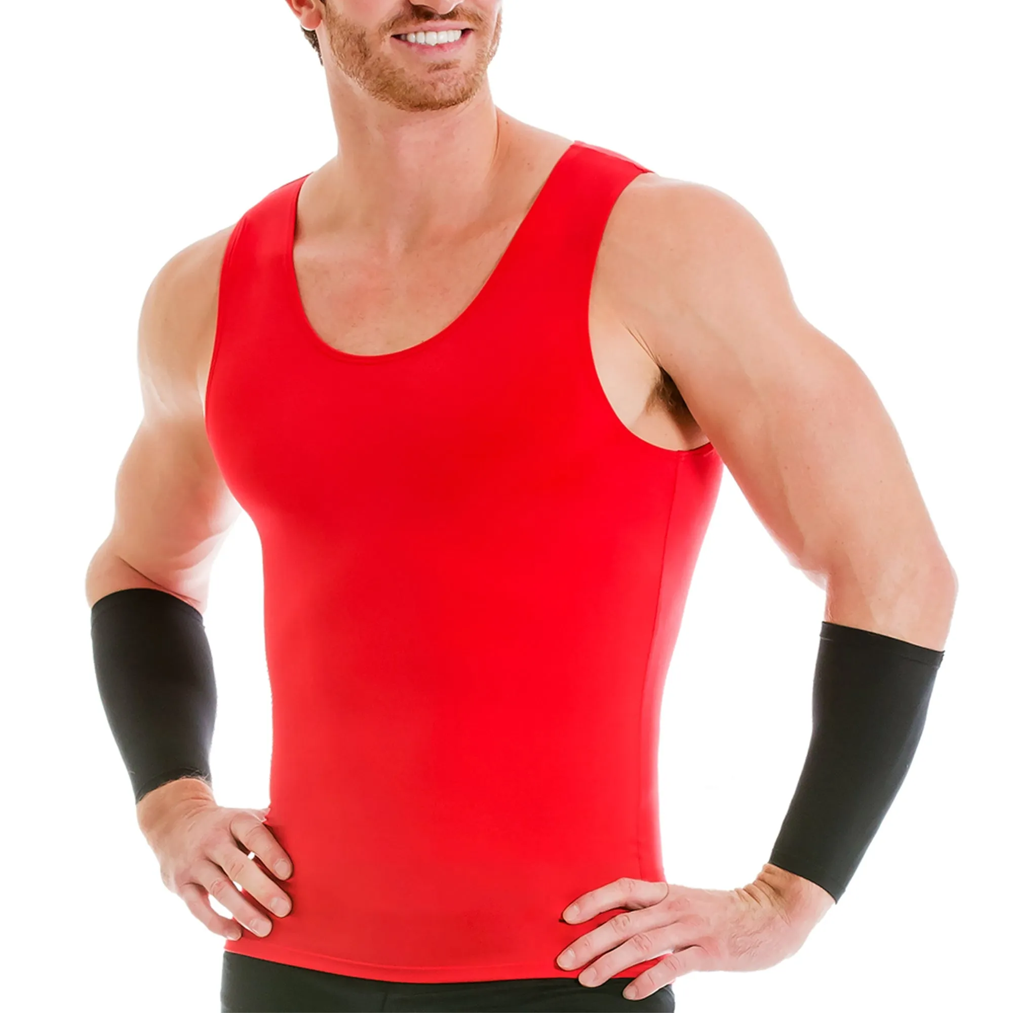 Insta Slim USA Activewear Compression Muscle Tank MA0001 by InstantFigure - InstaSlim - InstantRecoveryMD