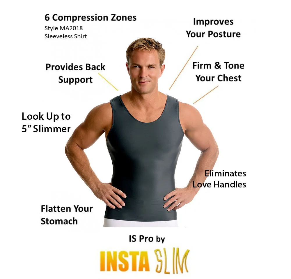Insta Slim USA Activewear Compression Muscle Tank MA0001 by InstantFigure - InstaSlim - InstantRecoveryMD