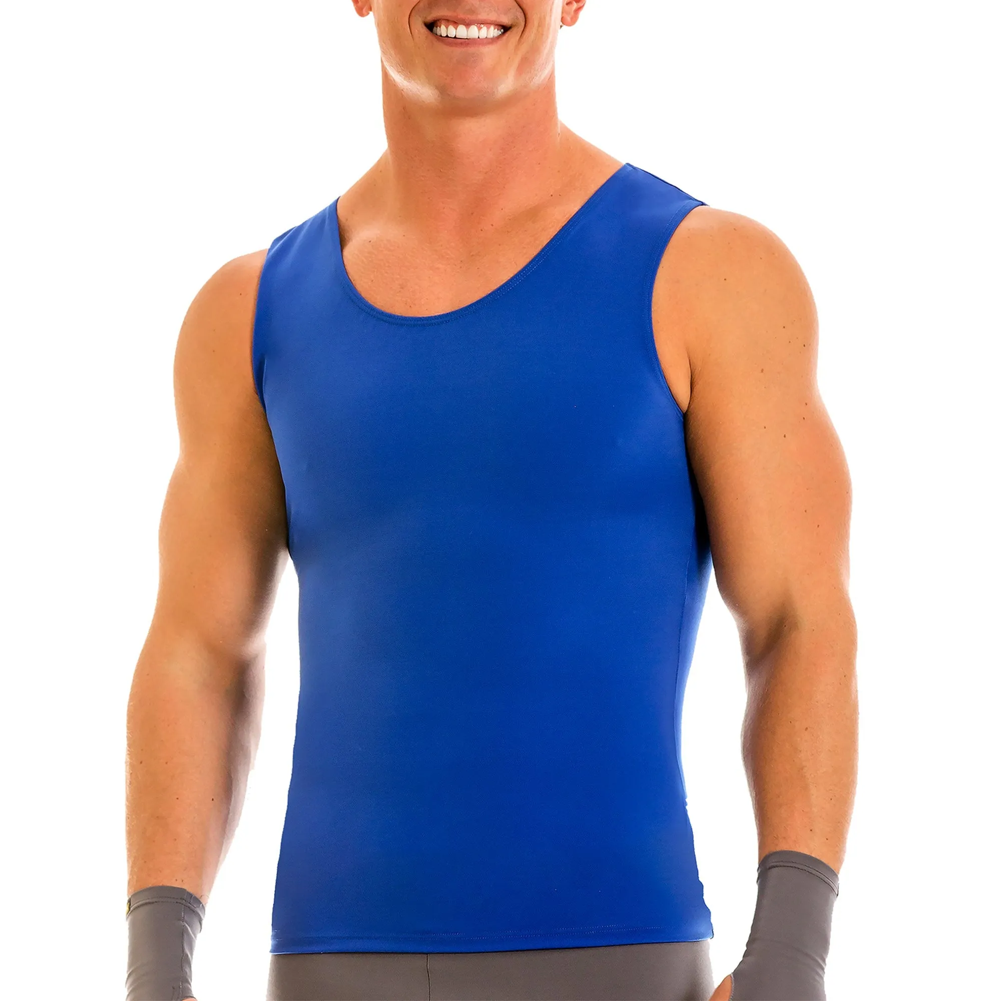 Insta Slim USA Activewear Compression Muscle Tank MA0001 by InstantFigure - InstaSlim - InstantRecoveryMD