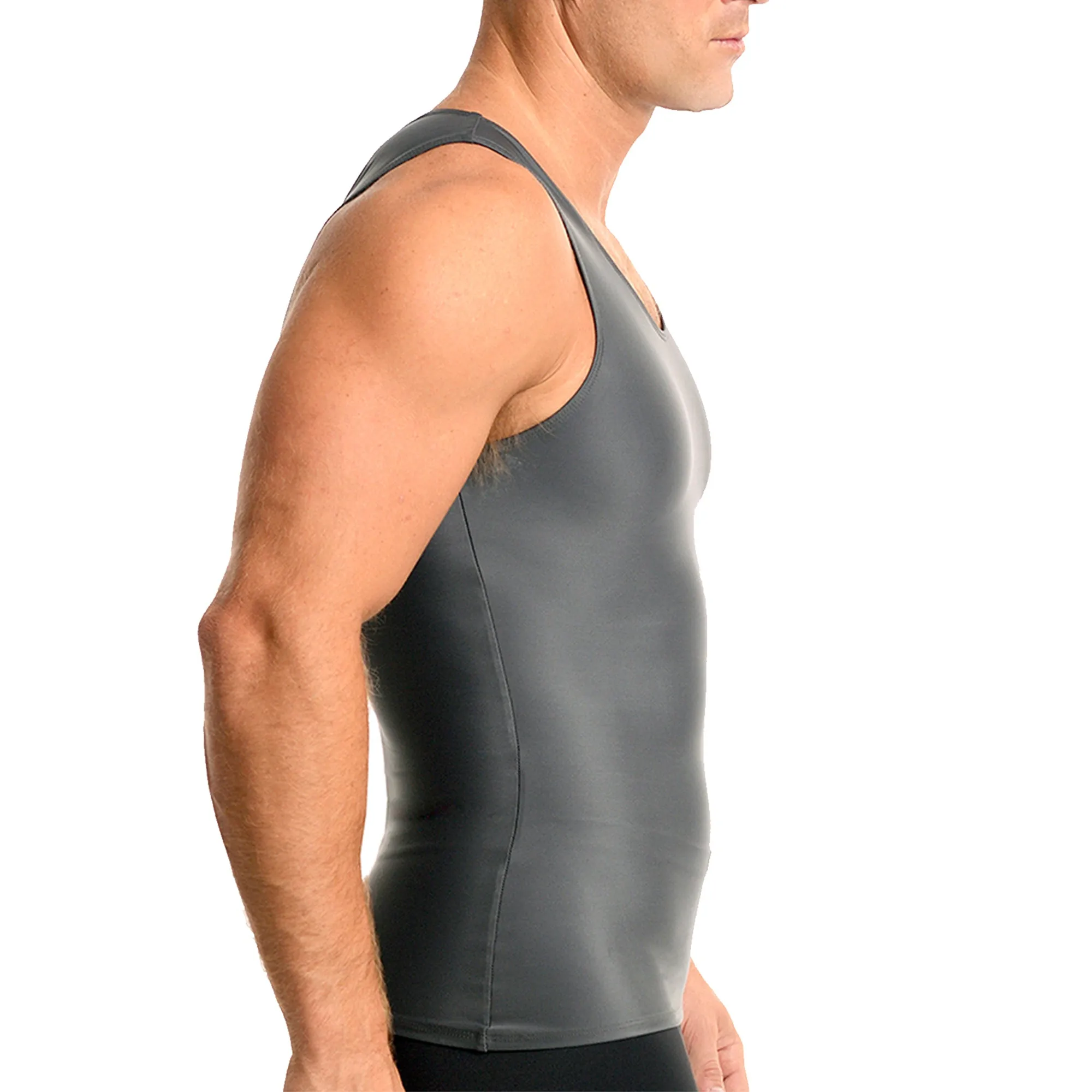 Insta Slim USA Activewear Compression Muscle Tank MA0001 by InstantFigure - InstaSlim - InstantRecoveryMD