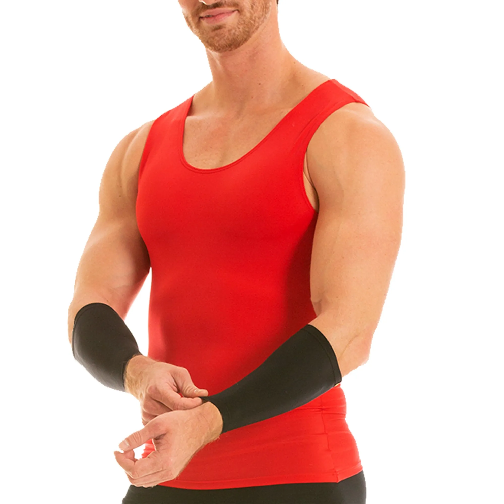 Insta Slim USA Activewear Compression Muscle Tank MA0001 by InstantFigure - InstaSlim - InstantRecoveryMD