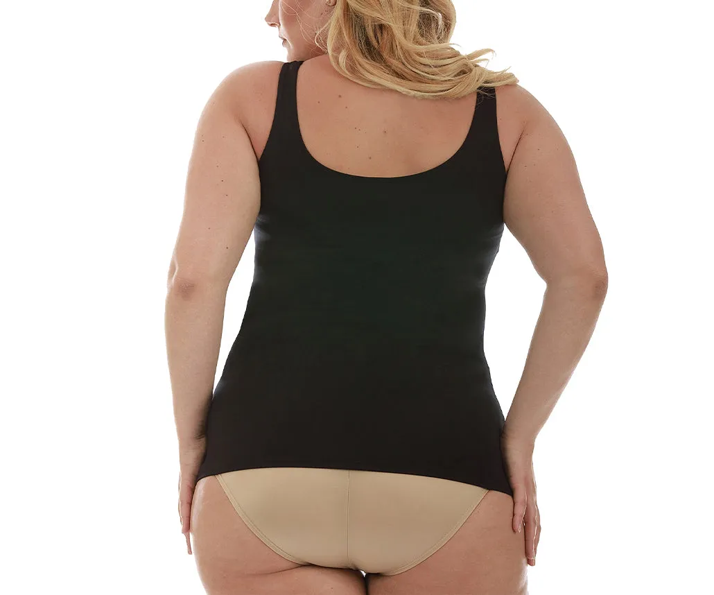 InstantFigure  Scoop Tank Top Curvy Shapewear WT40021C by InstantFigure - InstaSlim - InstantRecoveryMD