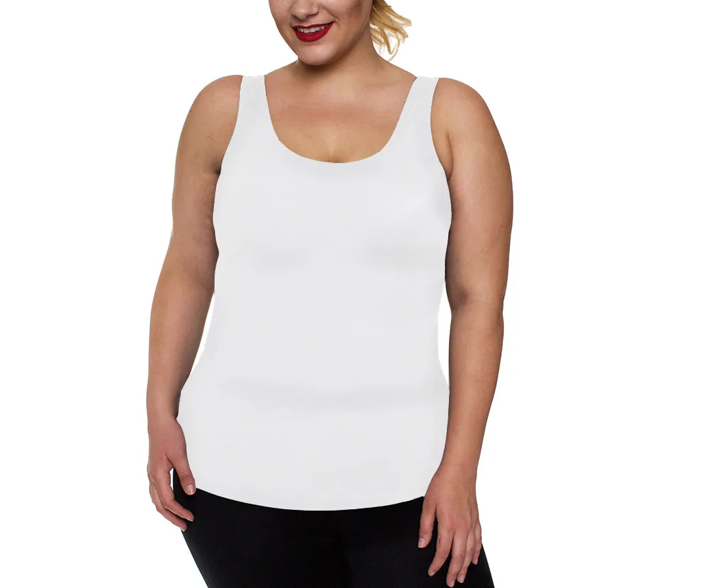 InstantFigure  Scoop Tank Top Curvy Shapewear WT40021C by InstantFigure - InstaSlim - InstantRecoveryMD