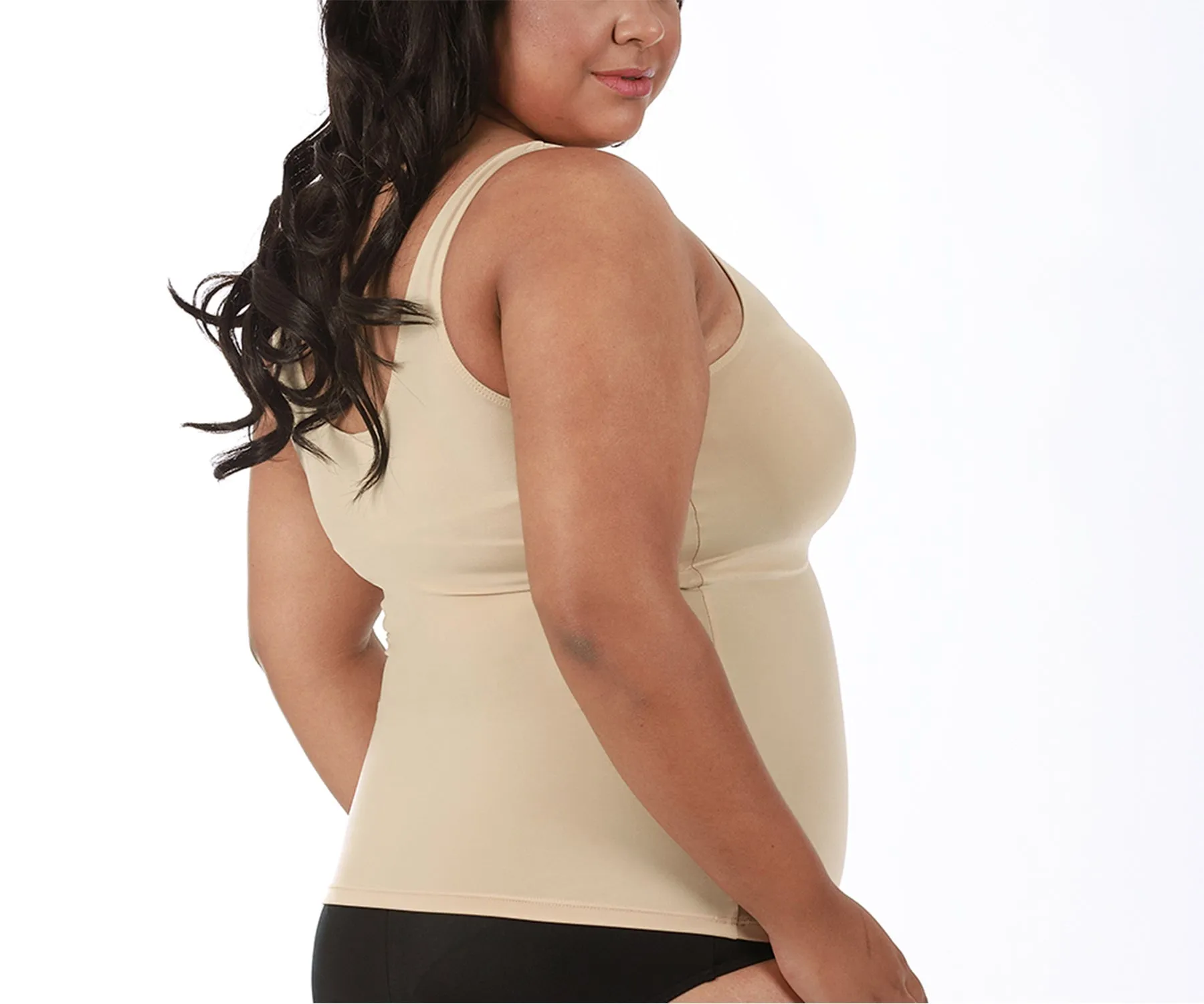 InstantFigure  Scoop Tank Top Curvy Shapewear WT40021C by InstantFigure - InstaSlim - InstantRecoveryMD