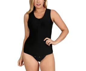 InstantRecoveryMD Compression Shapewear Tank Bodysuit W/Front Zip MD210 by InstantFigure - InstaSlim - InstantRecoveryMD