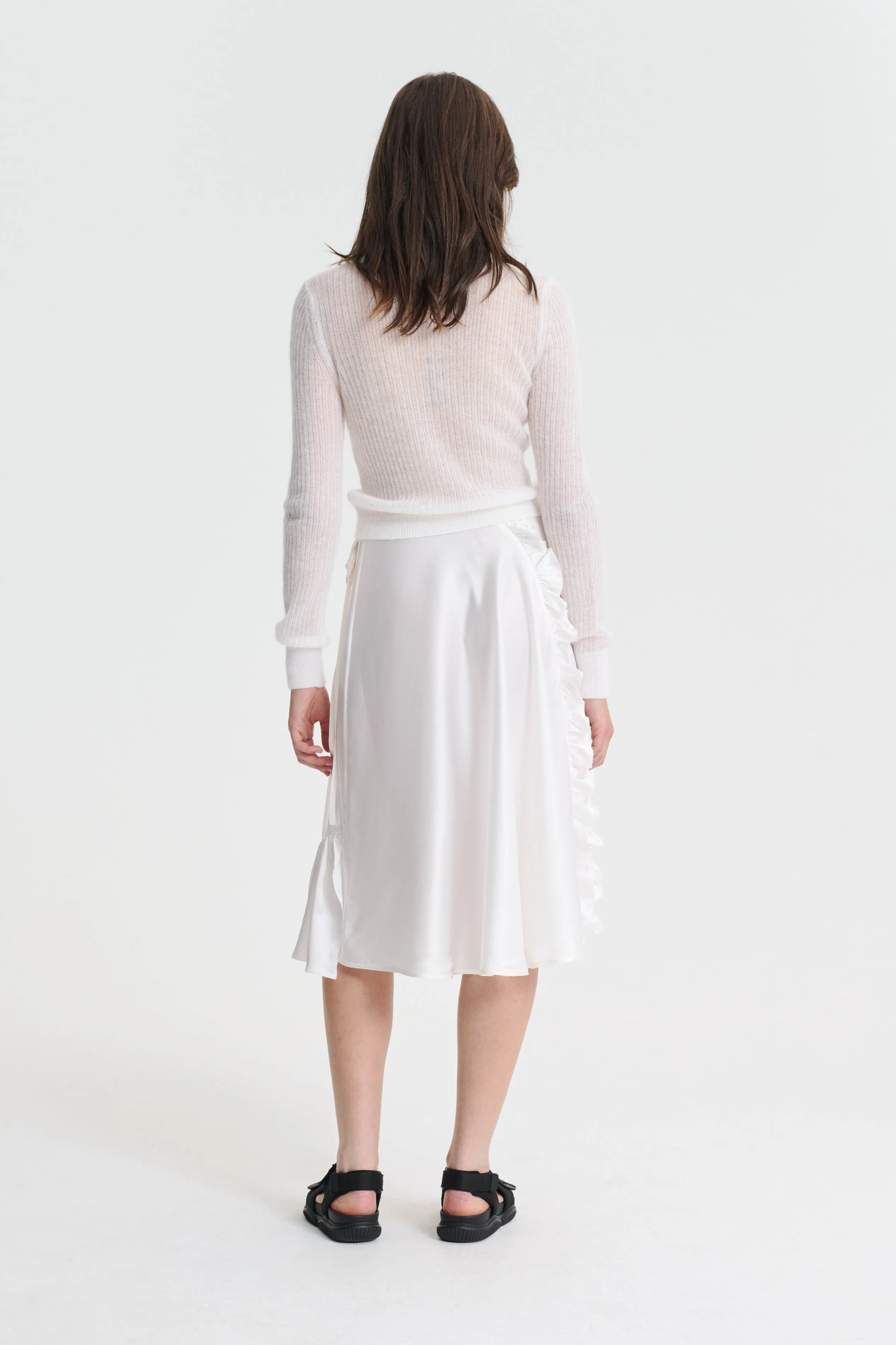 JAKI | CARDIGAN | MOHAIR WHITE
