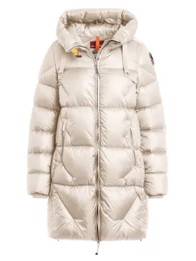 JANET PUFFER JACKET Kremfarget