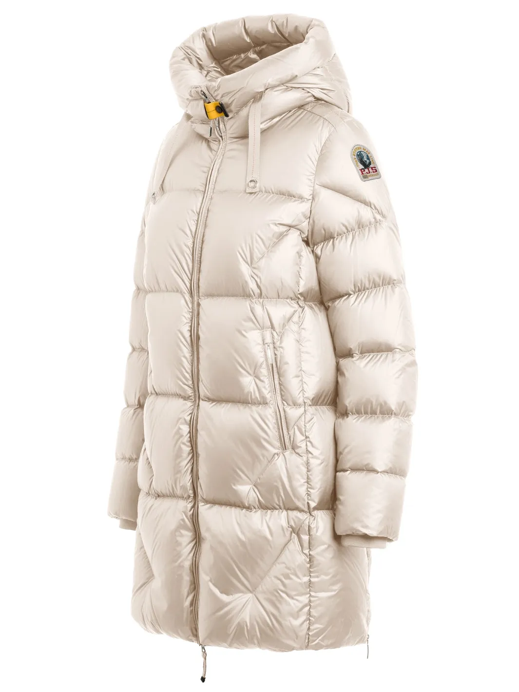 JANET PUFFER JACKET Kremfarget
