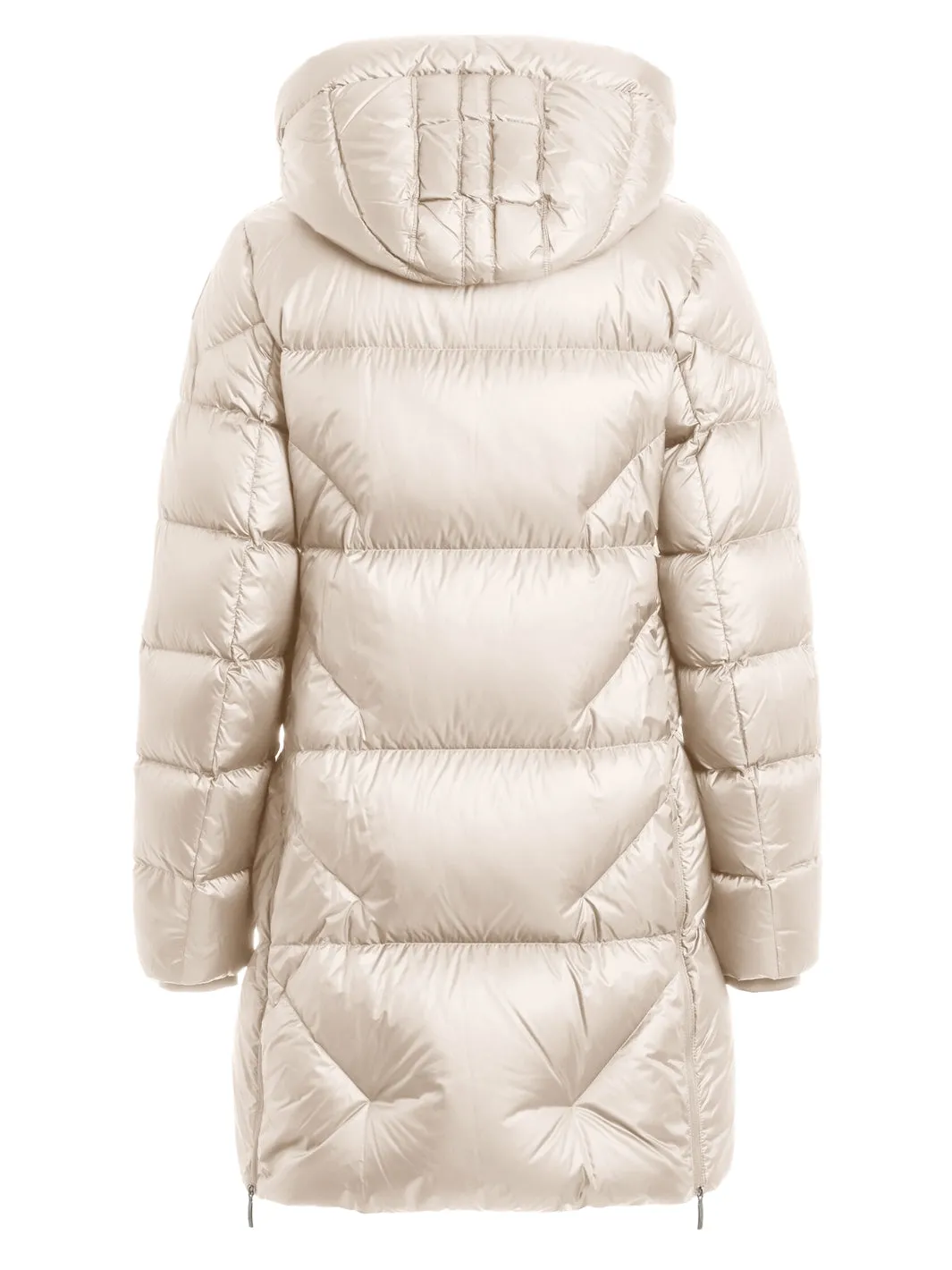 JANET PUFFER JACKET Kremfarget