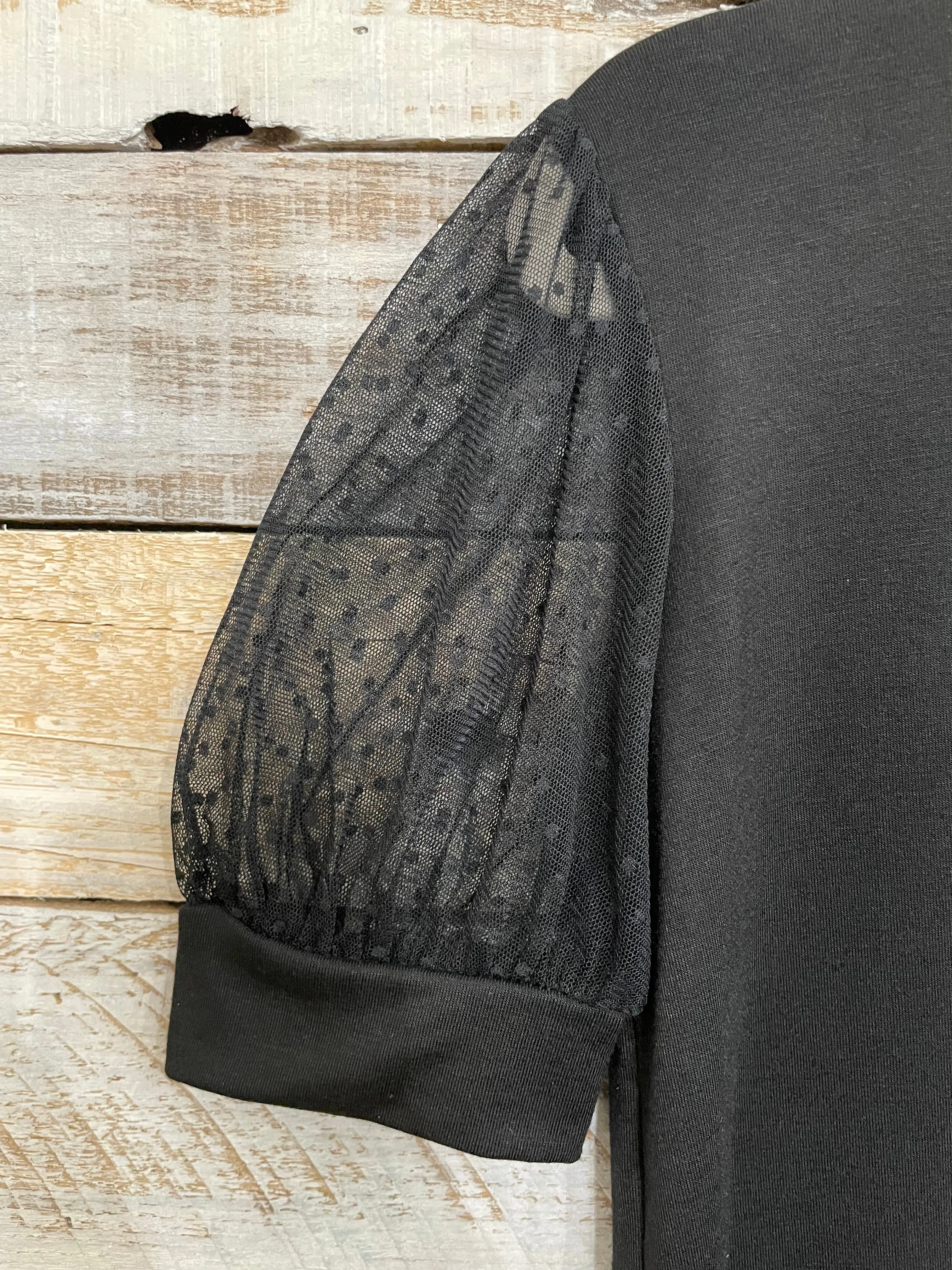 Kids Mesh Sleeve Top
