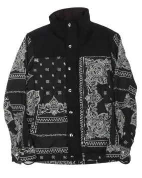 Paisley Puffer Jacket