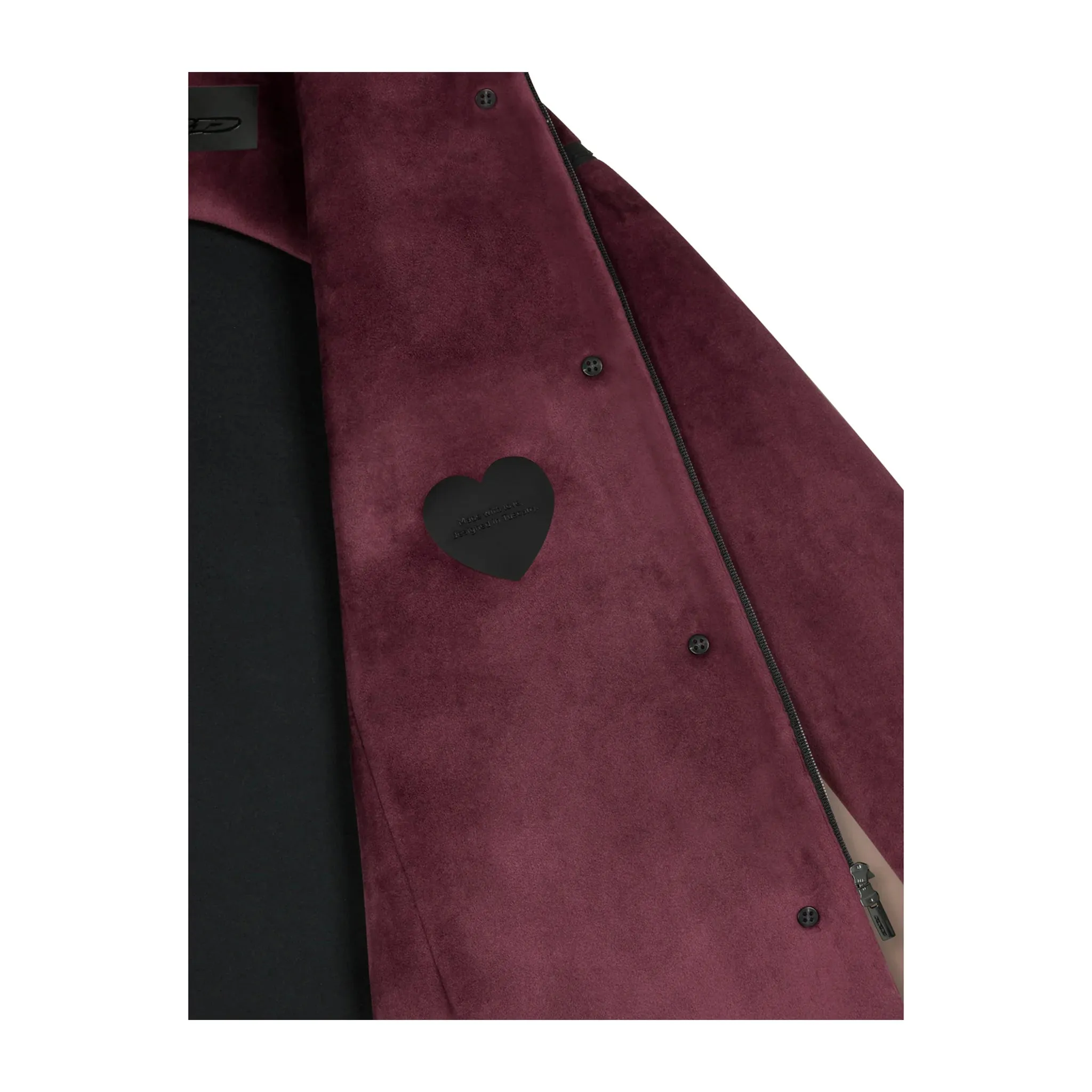 Parka Donna Velvet Bordeaux