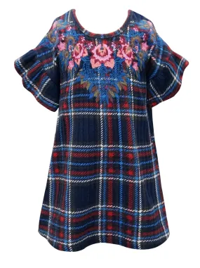 Plaid Sweater Dress (A32257)
