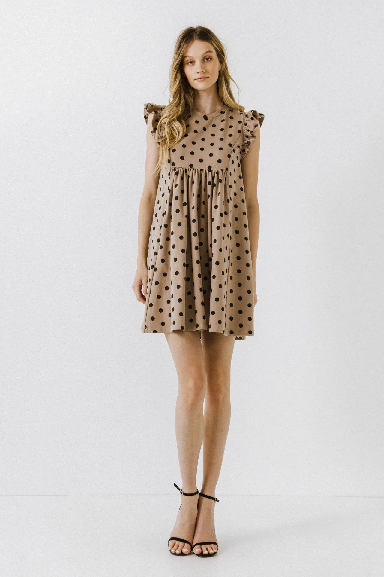 Polka dot Babydoll Mini Dress